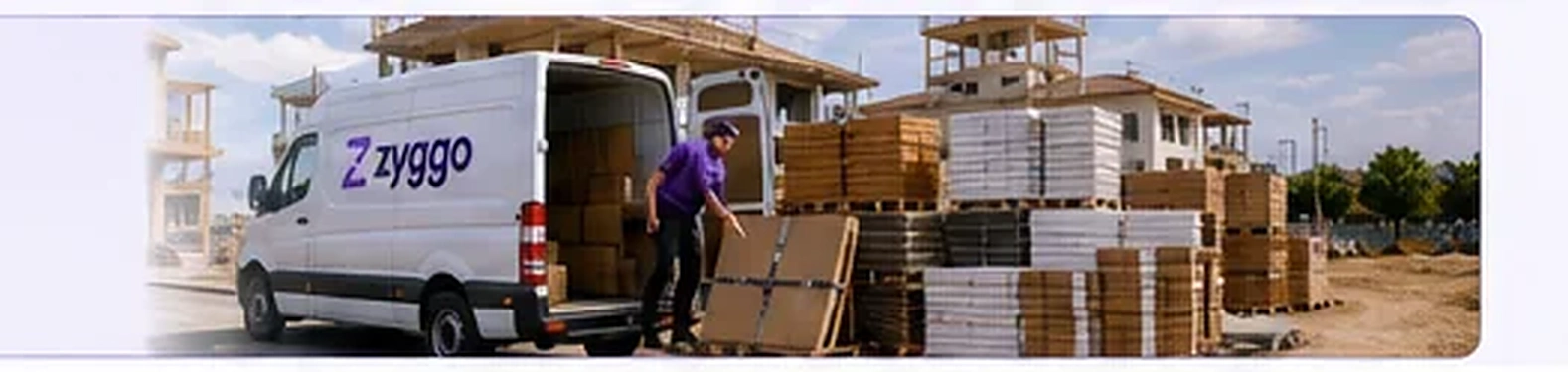 Entrega de Zyggo en camioneta